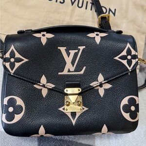 Louis Vuitton Black Bicolor Empreinte Métis